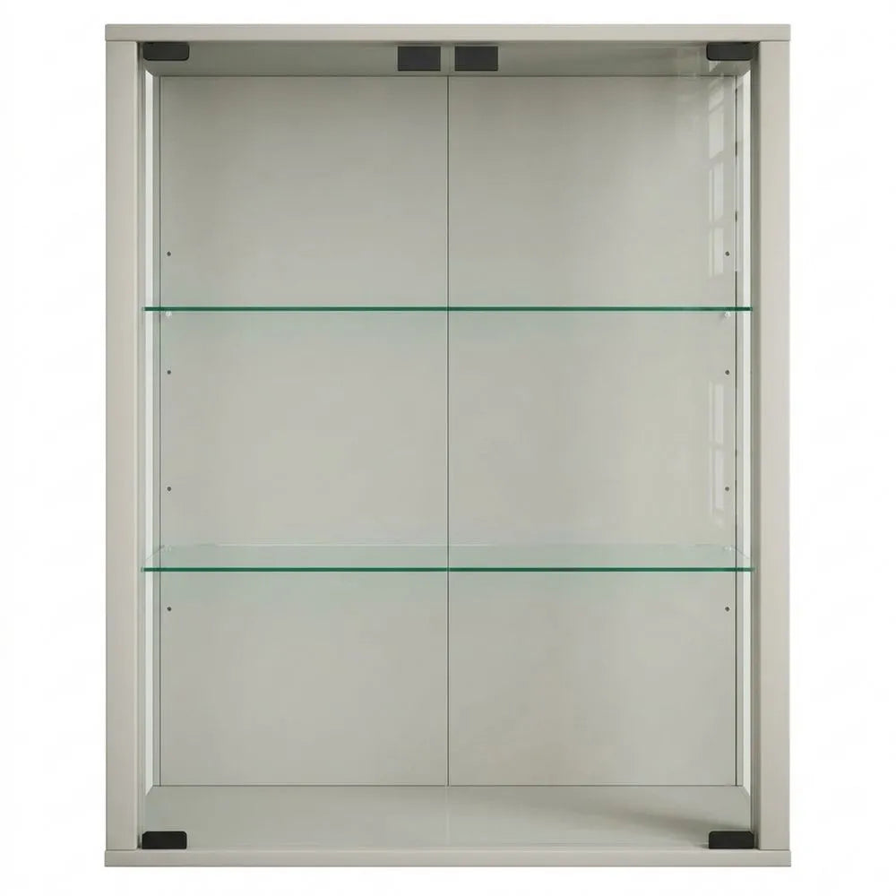 Moderne hängende Glasvitrine mit Sicherheitsglas, platzsparend