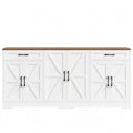 Großes Küchen-Sideboard mit Arbeitsfläche, 6 Türen, 2 Schubladen und verstellbaren Regalen